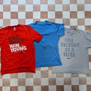 Set of 3 Boys Youth XL Nike and Adidas Tees